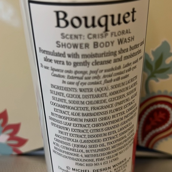 Michel Design Bouquet Floral Scented Shea Butter Shower Body … - Picture 4 of 5